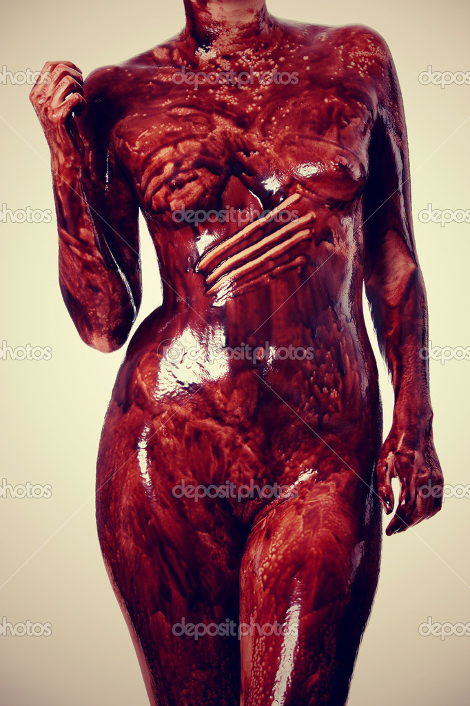 Шоколадное обнаженное тело Susa T