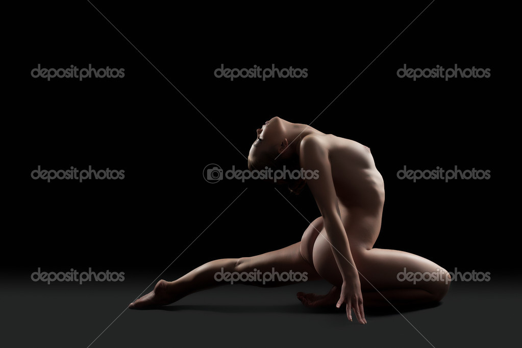 Naked Gymnast Posing 38