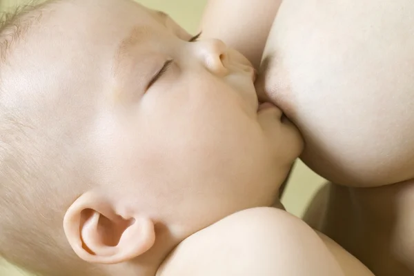 모유는 유아 아동 — 스톡 사진