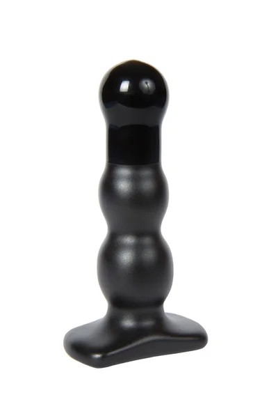 Fekete butt plug szexuális játékszer elszigetelt — Stock Fotó